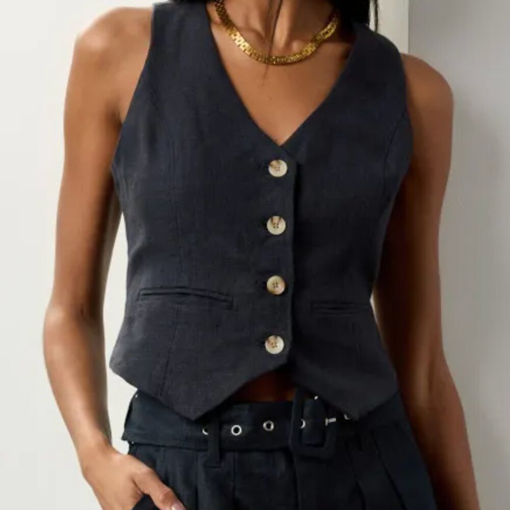 BLANKNYC Set Sail Vest Sz. M Womens